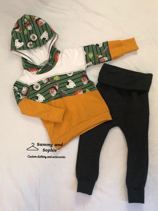 2t jogger outfit - sushi